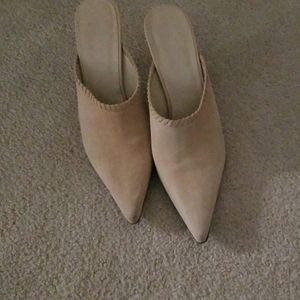 Beige shoes